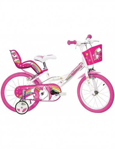 Unicorn Bicicletta 16 - BIM164R UN | Futurartb2b Ingrosso Giocattoli