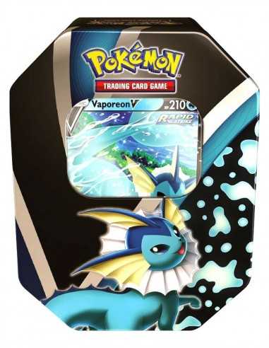 Tin Pokemon da collezione Evoluzioni di Eevee Vaporeon-V - GAMPKW2021-1 | Futurartb2b Ingrosso Giocattoli