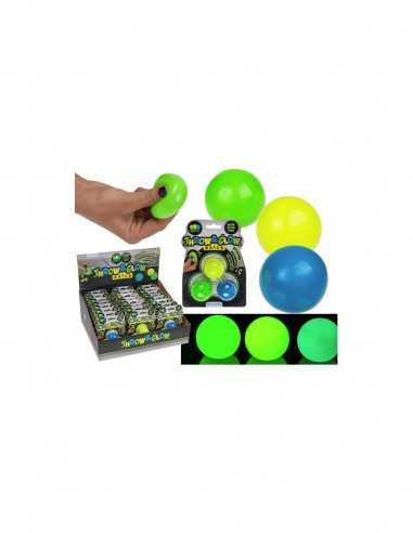 Throw & Glow Balls Confezione con 3 palle 4 centimetri - OYB12/0805 | Futurartb2b Ingrosso Giocattoli