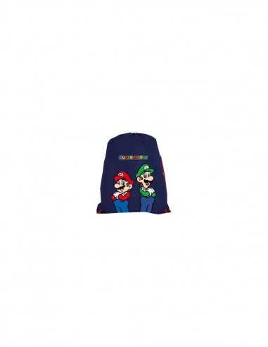 Super Mario Sacca zaino blu - CRG212059-1 | Futurartb2b Ingrosso Giocattoli