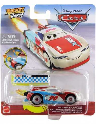 Cars XRS Roket Racing Veicolo Paul Conrev con Blast wall - GBLGKB87/GKB94 | Futurartb2b Ingrosso Giocattoli