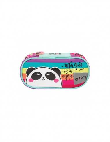 GoPoP Astuccio ovale Panda Magic - GIOGG9G5410 | Futurartb2b Ingrosso Giocattoli