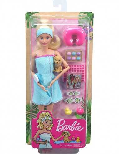 Barbie Wellness Bambola in SPA con accessori - TOYGKH73/GJG55 | Futurartb2b Ingrosso Giocattoli