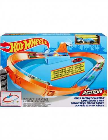 Hot Wheels Action Pista Campione di velocita - TOYGBF81/GJM75 | Futurartb2b Ingrosso Giocattoli