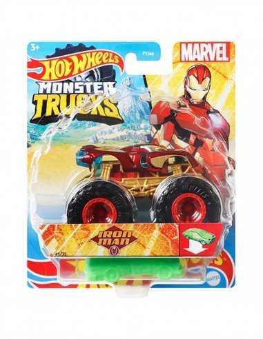 Hot Wheels Monster Trucks Iron Man con auto - TOYFYJ44/GWK22 | Futurartb2b Ingrosso Giocattoli