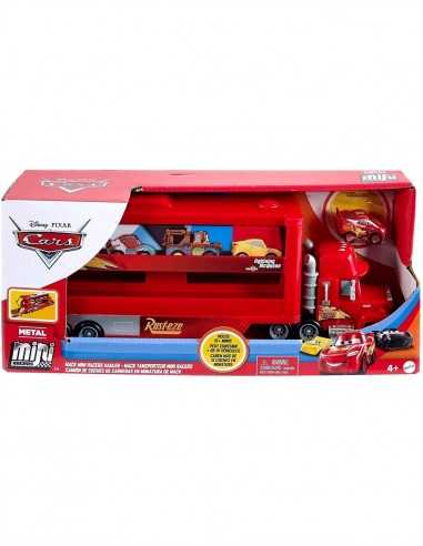 Disney Cars Mini Racers Mack trasportatore con auto - TOYGNW33/GNW34 | Futurartb2b Ingrosso Giocattoli