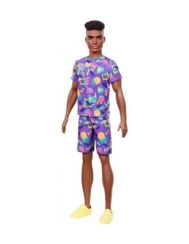 Barbie Fashionistas Ken con completo multicolor 162 - TOYDWK44/GRB87 | Futurartb2b Ingrosso Giocattoli