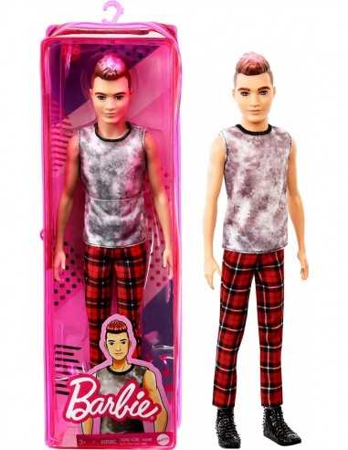 Barbie Fashionistas ken con canotta grigia 176 - TOYDWK44/GVY29 | Futurartb2b Ingrosso Giocattoli