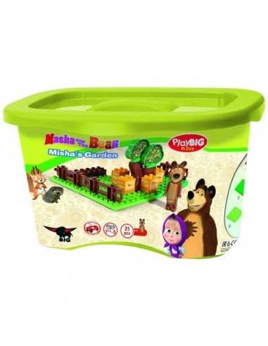 playset giardino Masha e Orso 21 mattoncini - SIM800057092 | Futurartb2b Ingrosso Giocattoli