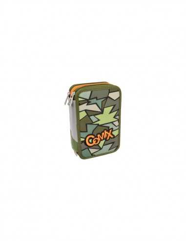 Comix Astuccio 3 zip flash broken camouflage - PAN65607 | Futurartb2b Ingrosso Giocattoli