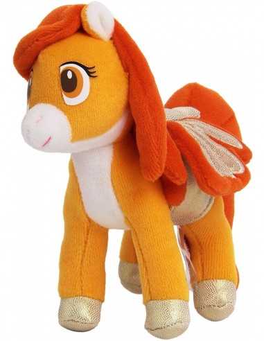 Pegaso Peluche mini arancione - TRU50176 | Futurartb2b Ingrosso Giocattoli