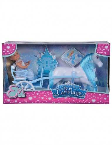 Evi Love Ice Carriage - Bambola da principessa con carrozza e cavallo - SIM105733502 | Futurartb2b Ingrosso Giocattoli