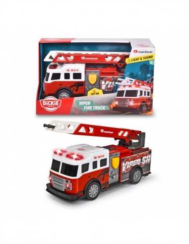 Dickie - Camion dei pompieri viper fire truck con luci e suoni - SIM203714019 | Futurartb2b Ingrosso Giocattoli