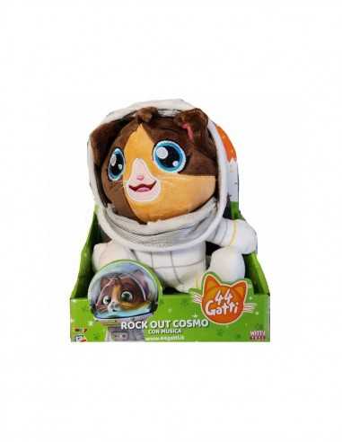 44 Gatti - Peluche Cosmo con canzone - WON7600170200-1 | Futurartb2b Ingrosso Giocattoli