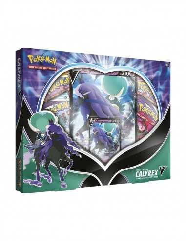 Pokemon Collezione Regno Glaciale Calyrex V Cavaliere Spettrale - GAM60159-2 | Futurartb2b Ingrosso Giocattoli