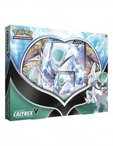 Pokemon Collezione Regno Glaciale Calyrex V Cavaliere Glaciale - GAM60159-1 | Futurartb2b Ingrosso Giocattoli