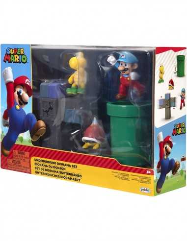 Super Mario Set Underground Diorama - JAK40426 | Futurartb2b Ingrosso Giocattoli