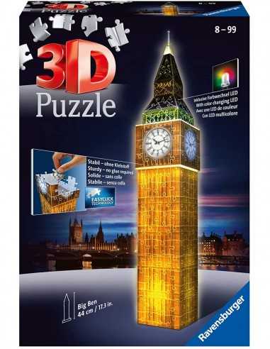 Puzzle 3D Big Ben night 216 pezzi - RAV12588 | Futurartb2b Ingrosso Giocattoli