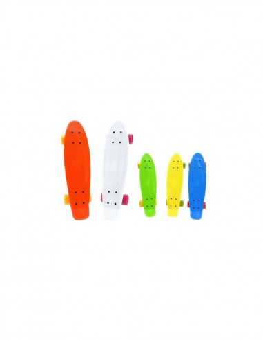 Skateboard in plastica da 57 cm - 5 colori - GLO41260 | Futurartb2b Ingrosso Giocattoli