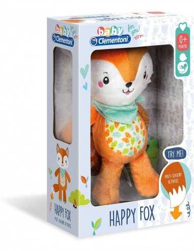 Peluche Volpe per primi mesi - Happy Fox activity - CLE17271 | Futurartb2b Ingrosso Giocattoli