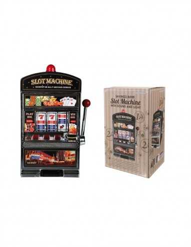 Salvadanaio Slot Machine con campanello e Led - OTB69/1219 | Futurartb2b Ingrosso Giocattoli