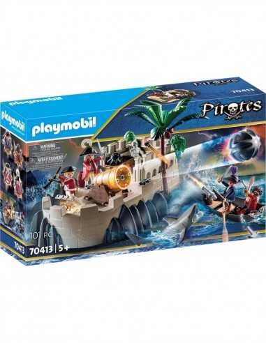 PlayMobil Pirates 70413 - Avamposto della Marina Reale - PLA70413 | Futurartb2b Ingrosso Giocattoli