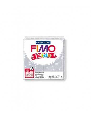 Panetto fimo kids 42gr.argento glitter 812 - LAG0003624 | Futurartb2b Ingrosso Giocattoli