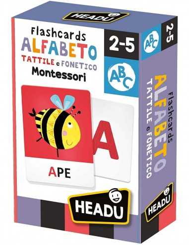 Flashcards Alfabeto tattile e fonetico - HEAIT23752 | Futurartb2b Ingrosso Giocattoli