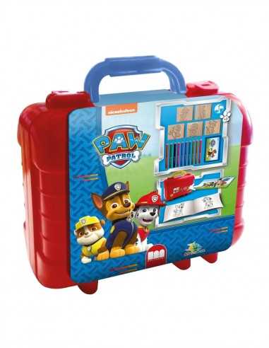 Paw Patrol - Valigetta travel con timbri e pastelli - MUL942903 | Futurartb2b Ingrosso Giocattoli