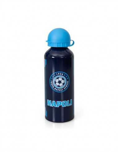 SSC Napoli - Borraccia in alluminio forza Napoli 500 ml - 4MJMI-99330 | Futurartb2b Ingrosso Giocattoli