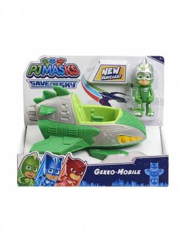 Pj Masks - Jet Gekko-mobile con Gekko - GIOPJMC1000/1 | Futurartb2b Ingrosso Giocattoli