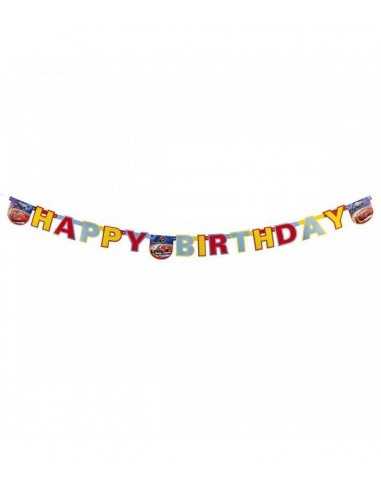 scritta happy birthday cars 2 - GIP15022013 | Futurartb2b Ingrosso Giocattoli