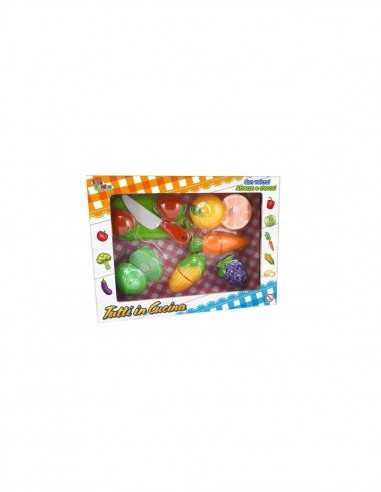 Set frutta e verdura con velcro - 4 modelli - TOY27369 | Futurartb2b Ingrosso Giocattoli