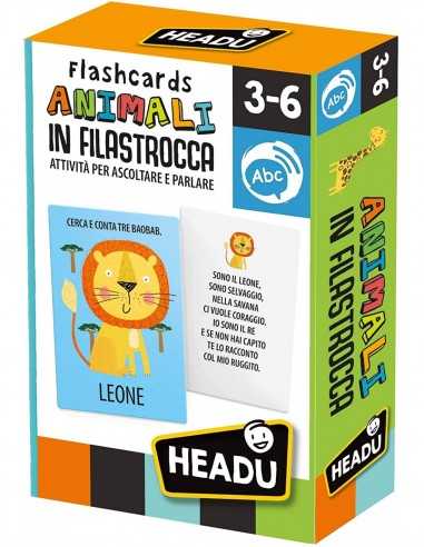 Flashcards Animali in filastrocca - HEAIT27828 | Futurartb2b Ingrosso Giocattoli