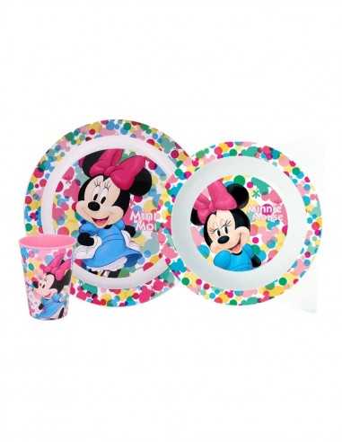 Disney Minnie - Set Piatti con Bicchiere - RTIST09461 | Futurartb2b Ingrosso Giocattoli