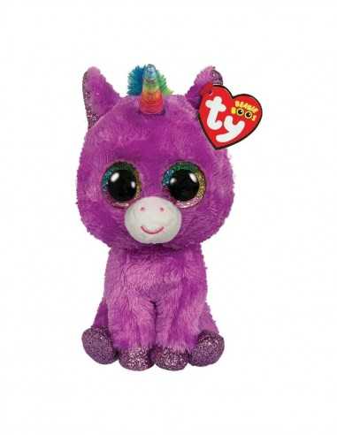 Peluche Unicorno Rosette - beanie boos 15 cm - CRAT36328 | Futurartb2b Ingrosso Giocattoli