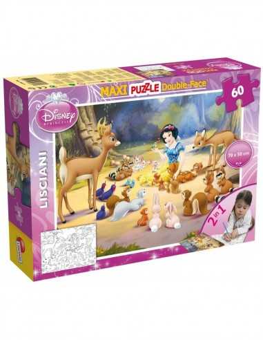 Biancaneve Puzzle 2 in 1 con 60 mega pezzi - LIS46577 | Futurartb2b Ingrosso Giocattoli