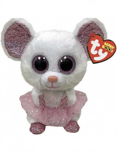 Peluche Topolina Nina - beanie boos 15 cm - CRAT36365 | Futurartb2b Ingrosso Giocattoli