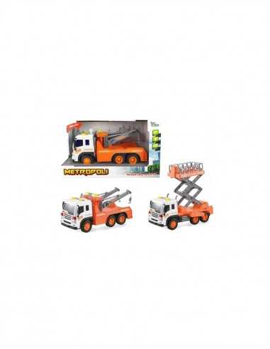 Camion soccorso stradale con luci e suoni in scala 1 : 16 - 2 modelli - TOY27466 | Futurartb2b Ingrosso Giocattoli