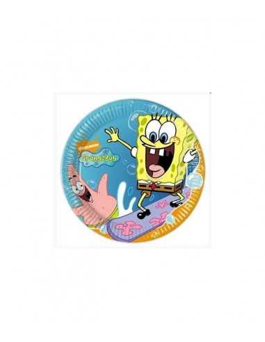 10 Piatti Spongebob 20 centimetri - CMGCMG5127 | Futurartb2b Ingrosso Giocattoli