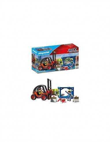 PlayMobil City Action 70772 - Operai con Muletto - PLA70772 | Futurartb2b Ingrosso Giocattoli