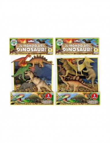 Geo Nature - confezione Dinosauri 5 pezzi - TEO74206 | Futurartb2b Ingrosso Giocattoli