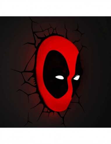 3D Deco Light Lampada da Parete a Forma di Maschera di Deadpool - ROU62267 | Futurartb2b Ingrosso Giocattoli