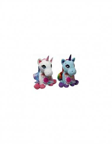 My Vip Baby Unicorno peluche con spazzola - 30 cm 2 colori - ODS43306 | Futurartb2b Ingrosso Giocattoli