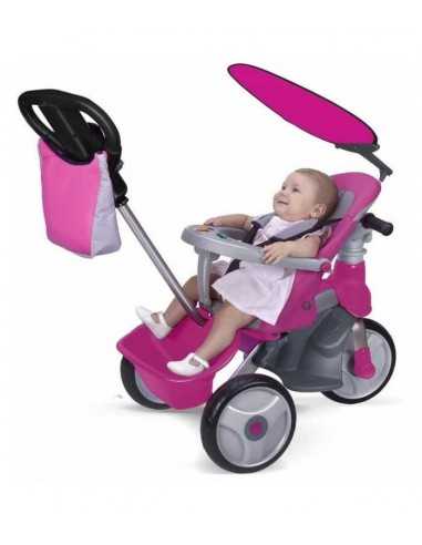 Baby Trike Easy Evolution Rosa - FAM800009561 | Futurartb2b Ingrosso Giocattoli