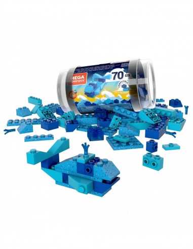 Mega Construx - Costruzioni Small 70 pezzi blu - TOYGVM57/GVM58 | Futurartb2b Ingrosso Giocattoli