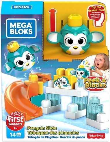 Mega Bloks - Cuccioli Lanciatori - Pinguino con scivolo - TOYGKX66/GKX67 | Futurartb2b Ingrosso Giocattoli