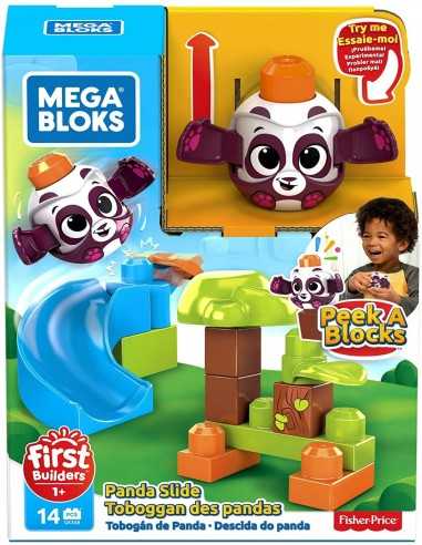 Mega Bloks - Cuccioli Lanciatori Panda con scivolo - TOYGKX66/GKX68 | Futurartb2b Ingrosso Giocattoli