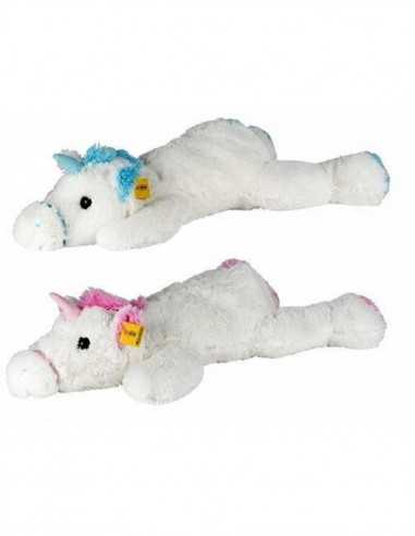 Peluche Unicorno dormiglione 100 cm in 2 colori - OLT41105 | Futurartb2b Ingrosso Giocattoli