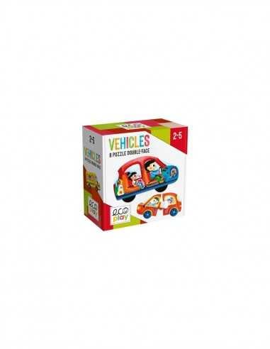 Puzzle Veicoli - EcoPlay - HEAMU28535 | Futurartb2b Ingrosso Giocattoli